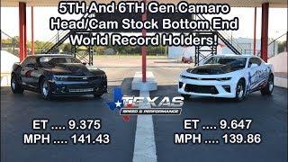 The Fastest Heads/Cam Stock Bottom End 5th And 6th Gen Camaros!