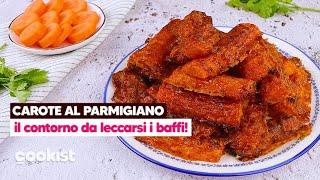 Carote con il parmigiano al forno: croccanti e super saporite