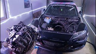 Finishing the engine & Garage cleaning | Mazda RX-8