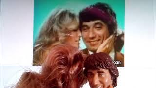 Vintage 70's Noxema Parody Featuring Joe Namath and Farrah Fawcett  Mego Dolls