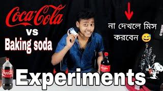 Experiment : Coca Cola and Baking Soda  Crazy experiment  | MR. BD DANGER