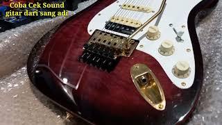 Gitar sang adi pakai ampli gitar distorsi delay X helmi surya music