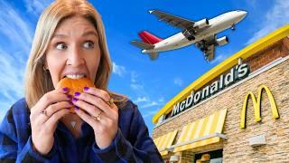 We found the MOST UNIQUE McDonald's in Europe! - Near Amsterdam's airport! ️