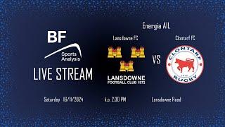 Lansdowne v Clontarf FC, AIL Rd. 7, 2:30pm 16/11/24 streamed by BF Sports Analysis