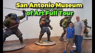 San Antonio Museum of Art Full Tour SAMA Tony Parkers Heroes and Villains San Antonio Museum of Art