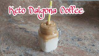 KETO DALGONA COFFEE (Whipped Coffee) Low Carb / Cold Drinks || Alma's Kitchen Trebbin