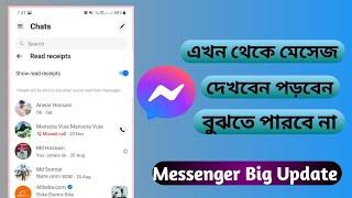 Messenger read message without seen 2024 | Turn on-off Read Receipts