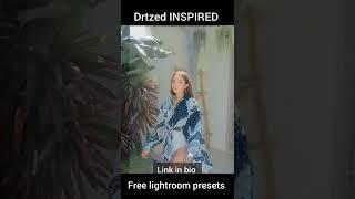 Drtzed INSPIRED Free Lightroom  Presets. 