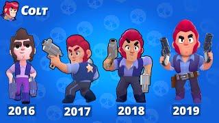 Brawl Stars - All Brawlers Remodels (2017-2021)