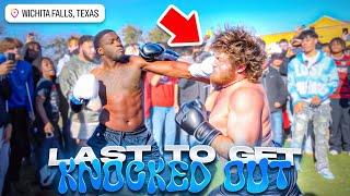 LAST TO GET KNOCKED OUT IN TEXAS HOOD | Wichita Falls Texas…