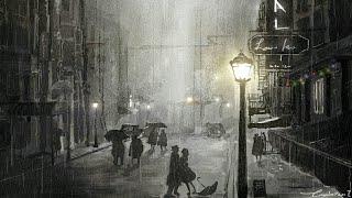 "In the rain" Romantic sleep music  - Were you a dream..