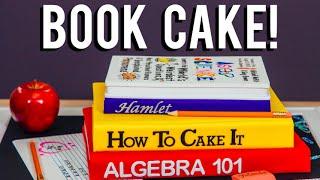 How To Make A BACK-TO-SCHOOL BOOK CAKE! Chocolate cakes inspired by the AsapSCIENCE Book!