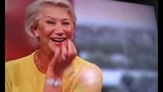 Dame Helen Mirren drops the s-bomb on BBC News