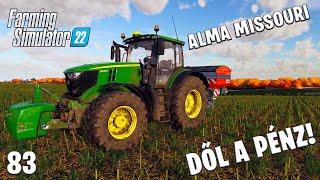 Farming Simulator 22 LIVE #83 - Mindent eladok!! Alma Missouri #3