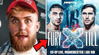 Jake Paul Responds To Tommy Fury VS Darren Till