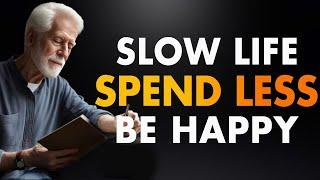 If You're 55-75 Years Old: Slow Life | Spend Less, Be Happy