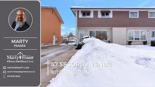 Kitchener Real Estate | 47 Secord Ave | Marty Fraser