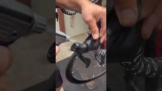 Using isopropyl alcohol (70%) makes replacing your shifter hoods a breeze #bikemechanic #diy #wow