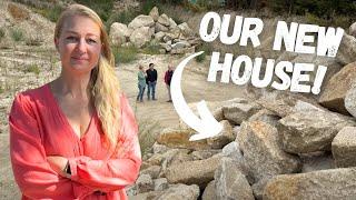 We went to see our stone house, BEFORE we build it