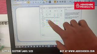 ️ Setting Custom Label Size for TSC Printer | We Sell Software | Buy@ AbhishekID.com