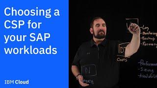 Choosing a CSP for your SAP workloads