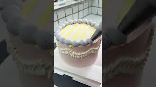 How to Make beautiful custom cake#cakearttutorials #cakedesign #shorts #birthdaycake #cakedecorating