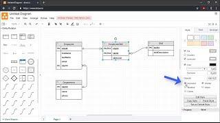 Creating Entity Relationship Diagrams using Draw.io