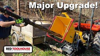 NEW Frontier DH8 Wood Chipper - This thing is a GAME CHANGER FOR US!