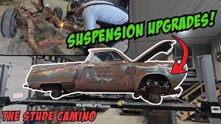 Suspension upgrades for our Stude Camino using S10 Parts!