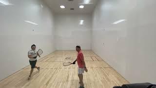 2022- Racquetball Amir Poursamadi vs. Robert Munden vs. Alex Wong at Clay Madsen RR TX, 02.28.2022