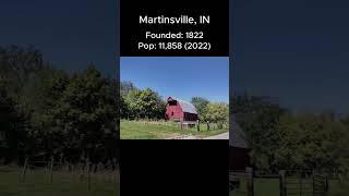 Random US Towns: Martinsville, IN #shorts