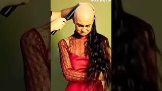 YVETTE MONREAL - BALD HEADSHAVE - HAIRCUT - MOTTAI - GUNDU - MUNDAN - HOLLYWOOD (Made using AI)