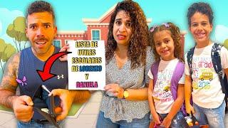 COMPRANDO LOS UTILES ESCOLARES PARA EL PRIMER DIA DE CLASES|4PLUSONE