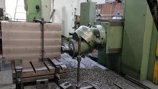 Lathe Machine Head Machining on Mecof CS 8 # VISHAL MACHINE TOOLS # RAJKOT