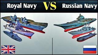 Royal British Navy VS Russian Navy | Naval Assets Power Comparison