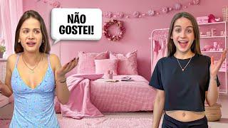 REFORMEI O QUARTO DA MANU!! *Ela não gostou