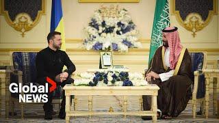 US, Ukraine officials in Saudi Arabia for talks to repair ties