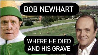 BOB NEWHART COMEDY ICON : Where He Died and His Grave | NEW Headstone for Elf and Newhart Star