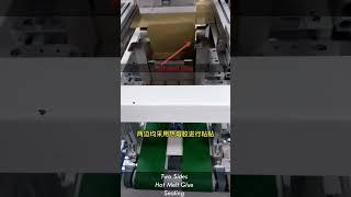 Lid & Base Box Folding Machine With Glue Seal