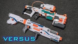 [VS] Nerf Tri-Strike vs. Nerf Mediator | Which is Better?!