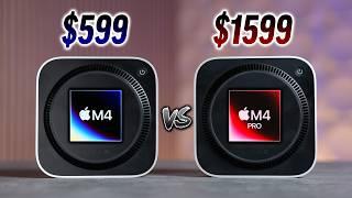 M4 vs M4 Pro Mac mini - HOW is the $600 mini THIS Good?!