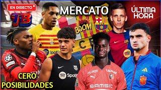 ULTIMA HORA BARÇAMERCATO: ¡OFICIAL MIKA FAYE AL RENNES!DANI OLMO PRIORIDAD - PUBILL - NOTICIAS