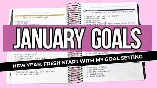 Plan With Me | January Goals | Makselife Planner