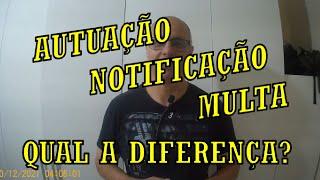 AUTUAÇÃO, NOTIFICAÇÃO E MULTA - QUAL A DIFERENÇA?