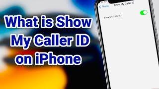 What is Show My caller ID on iPhone || #iphone #vishalcreate