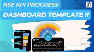 Safety KPI Progress Dashboard Template II - Download for Free | Link Below