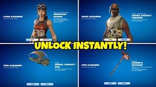 How to INSTANTLY Unlock RENEGADE RAIDER & AERIAL ASSAULT TROOPER in Fortnite! (XP FAST)