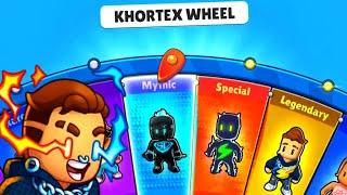 Spinning New Khortex Wheel in Stumble Guys