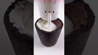 오레오에 우유를 부어먹는 방법 Oreo Milk Cup Cookie