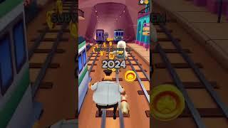 SUBWAY SURFERS em seus anos DIFERENTES!! #subwaysurfers #humor #600k #versoes #shorts